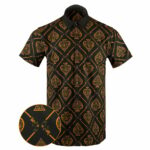 Ace Gold Button Down Shirt Gun Print Hawaiian Shirt Christmas Gifts For Dad – Moonbestprint