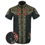 Los Charro Black Button Down Shirt Gun Print Hawaiian Shirt Birthday Gift Ideas For Son – Moonbestprint