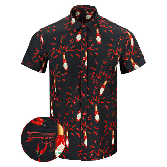 Hot Cap Button Down Shirt Concealed Carry Hawaiian Shirt Birthday Ideas For Dad – Moonbestprint