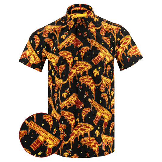 Extra Cheesy Button Down Shirt Tactical Hawaiian Shirt Christmas Gift Ideas For Boyfriend – Moonbestprint