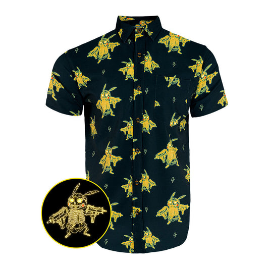 Evolution 4 Button Down Shirt Tactical Hawaiian Shirt Gifts For Gun Lovers – Moonbestprint