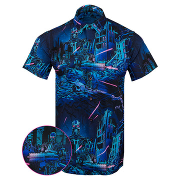 Judgement Day Button Down Shirt Tactical Hawaiian Shirt Presents For Boyfriend – Moonbestprint