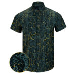 Python Black Button Down Shirt Gun Print Hawaiian Shirt Best Christmas Gifts For Father – Moonbestprint