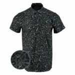 Leopard Black Button Down Shirt Tactical Hawaiian Shirt Good Gifts For Gun Lovers – Moonbestprint