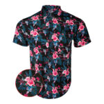 Hibiscus Tropics Button Down Shirt Tactical Shirt Hawaii Style Gifts For Gun Lovers – Moonbestprint