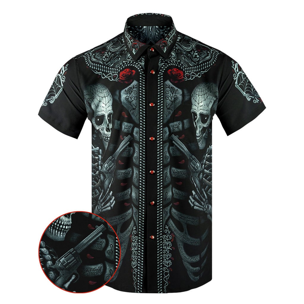 Respeto Button Down Shirt Concealed Carry Hawaiian Shirt Cool Gifts For Gun Lovers – Moonbestprint