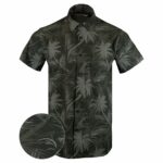 Luau Black Button Down Shirt Tactical Tropical Print Shirt Christmas Ideas For Him – Moonbestprint