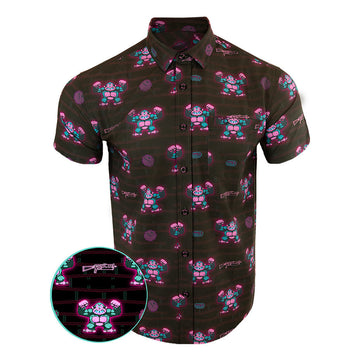 Arcade Series 4 Button Down Shirt Tactical Aloha Print Shirt Xmas Gifts For Him – Moonbestprint