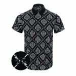 Ace Button Down Shirt Pearl Snaps Apparel Tactical Shirt Hawaii Style Dad Christmas Gifts – Moonbestprint