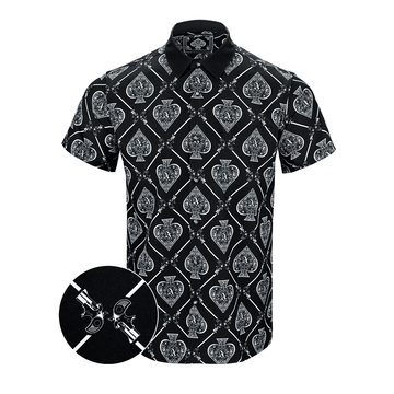 Ace Button Down Shirt Pearl Snaps Apparel Tactical Shirt Hawaii Style Dad Christmas Gifts – Moonbestprint