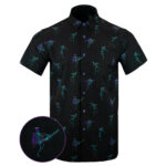 Guns and Ghouls Button Down Shirt Tactical Aloha Print Shirt Gifts For Gun Lovers – Moonbestprint