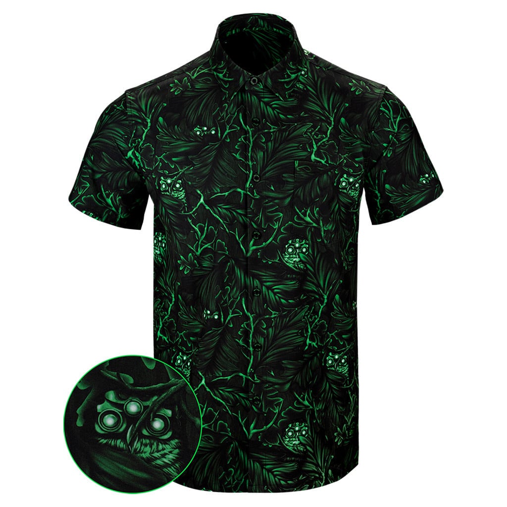 Nightwatch Button Down Shirt Tactical Aloha Shirt Xmas Gifts For Dad – Moonbestprint