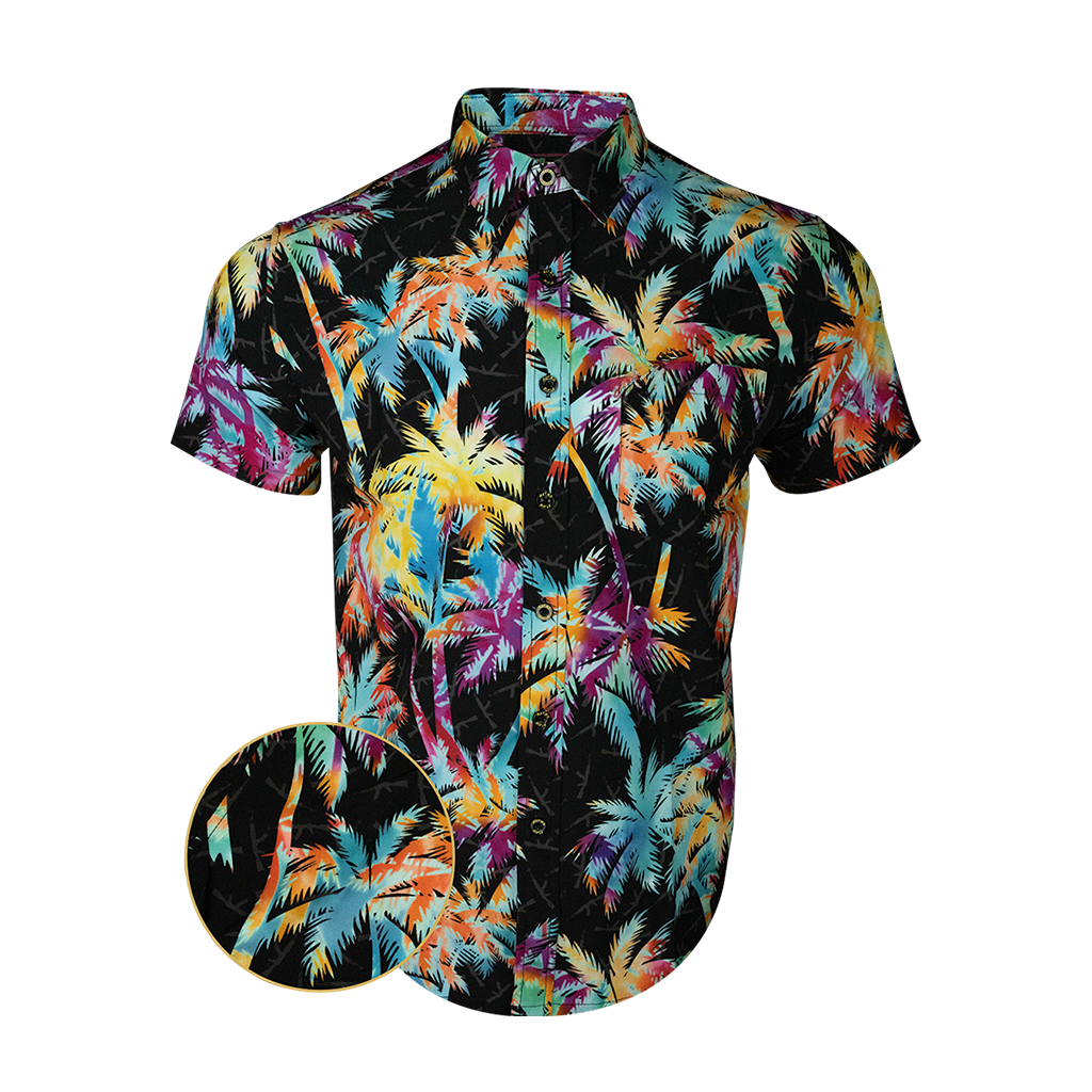 Ak'S And Vacays Black Button Down Shirt Tactical Aloha Shirt Dad Christmas Gifts – Moonbestprint