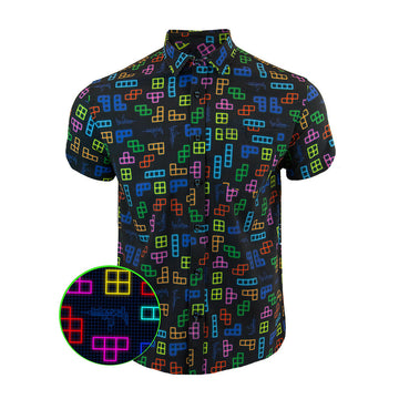 Arcade Series 3 Button Down Shirt Gun Print Hawaiian Shirt Christmas Presents For Boyfriend – Moonbestprint