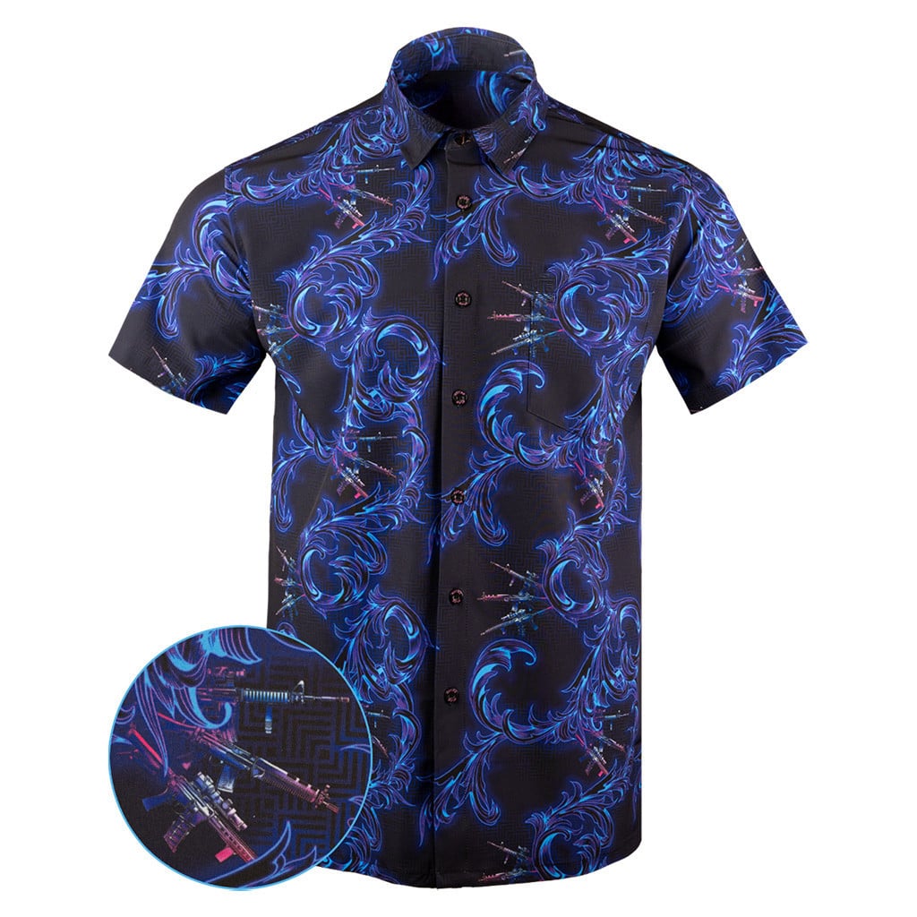 Baba Yaga Button Down Shirt Tactical Hawaiian Shirt Xmas Gifts For Dad – Moonbestprint