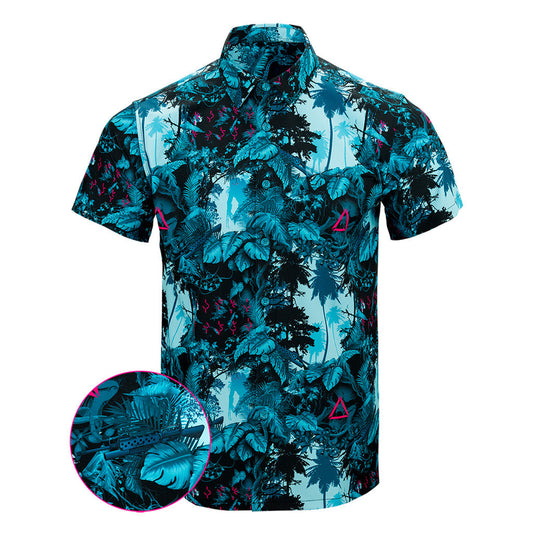 Get To The Chopper Button Down Shirt Outdoor Hawaiian Tactical Shirt Christmas Gifts For Him – Moonbestprint