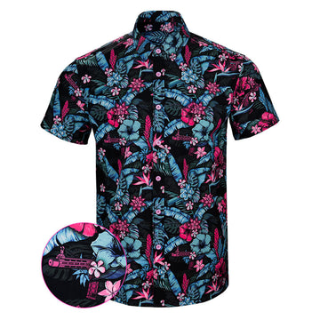 Island Time Button Down Shirt Tactical Aloha Print Shirt Birthday Gift For Father – Moonbestprint