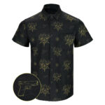 Glocktopus V2 Button Down Shirt Concealed Carry Hawaiian Shirt Presents For Brother – Moonbestprint