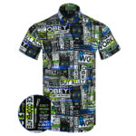 Obey And Consume Button Down Shirt Tactical Hawaiian Shirt Xmas Gifts For Son – Moonbestprint