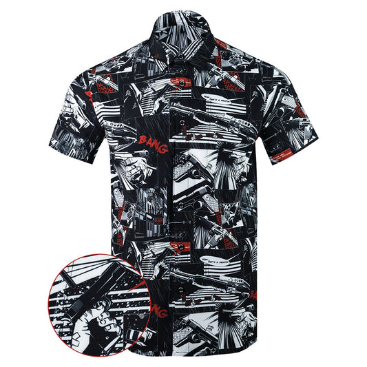 Mad City Button Down Shirt Gun Hawaiian Shirt Best Gifts For Gun Lovers – Moonbestprint