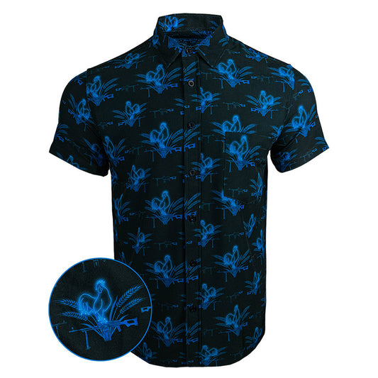 Le Cock V2 Button Down Shirt Tactical Aloha Shirt Good Gifts For Boyfriend – Moonbestprint
