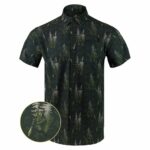 Rockoon Button Down Shirt Tactical Aloha Print Shirt Husband Christmas Gift Ideas – Moonbestprint