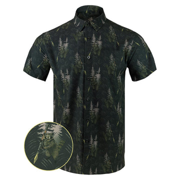 Rockoon Button Down Shirt Tactical Aloha Print Shirt Husband Christmas Gift Ideas – Moonbestprint