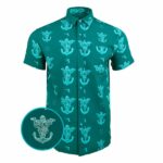 Glocktopus Teal Button Down Shirt Concealed Carry Hawaiian Shirt Presents For Boyfriend – Moonbestprint