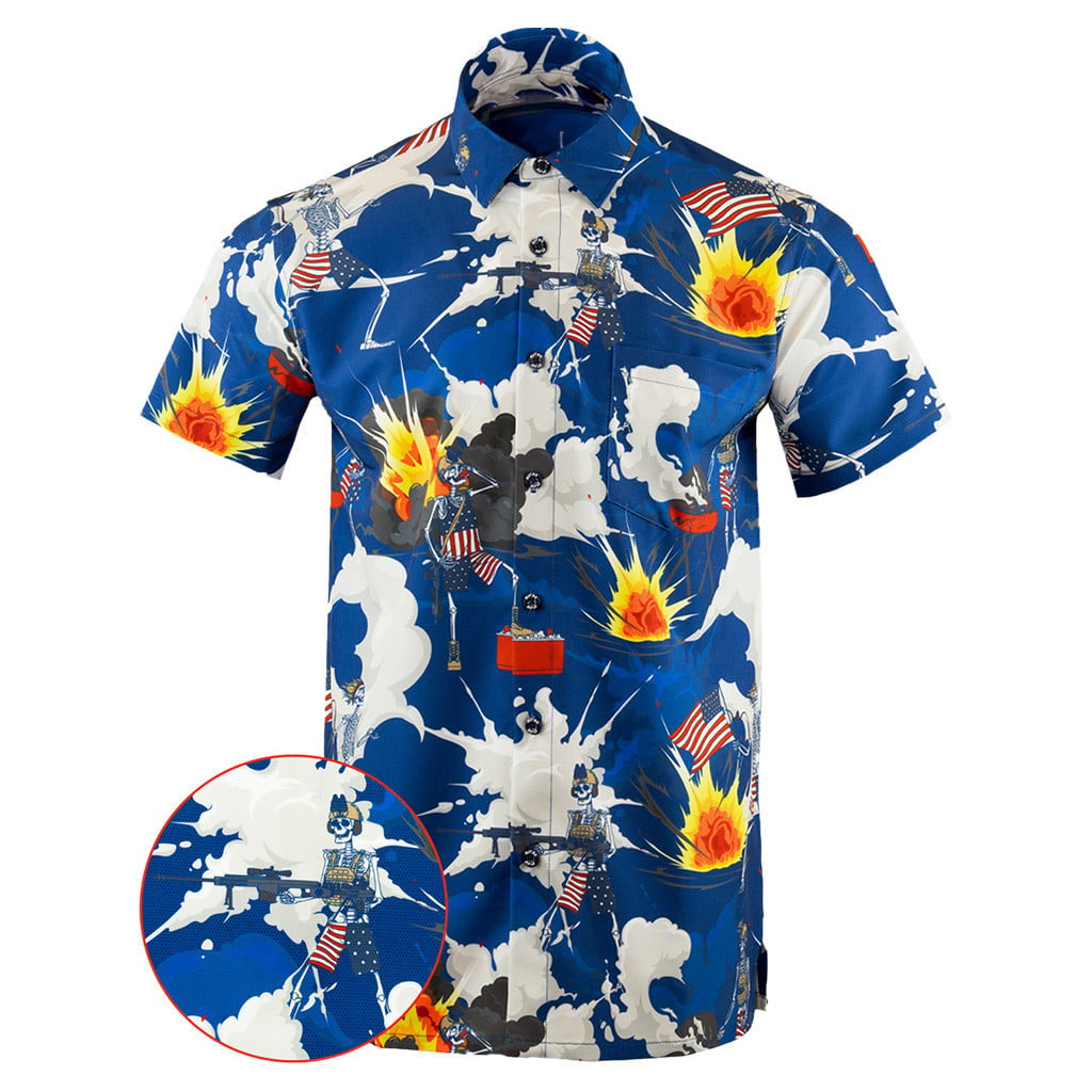 Me And The Boyz Button Down Shirt Concealed Carry Hawaiian Shirt Present For Dad – Moonbestprint