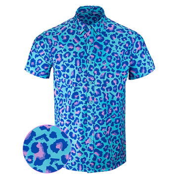Leopard Miami Button Down Shirt Tactical Hawaiian Shirt Birthday Ideas For Boyfriend – Moonbestprint