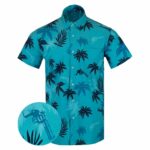 Retro City Blue Button Down Shirt Tactical Shirt Hawaii Style Xmas Presents For Son – Moonbestprint