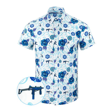 Fiesta White Button Down Shirt Tactical Aloha Shirt Christmas Gifts For Guys – Moonbestprint