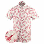 Retro Royale Button Down Shirt Gun Print Hawaiian Shirt Gun Lovers Gifts For Father In Law – Moonbestprint