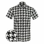Retro Park Boys Button Down Shirt Gun Print Hawaiian Shirt Gifts For Father In Law – Moonbestprint