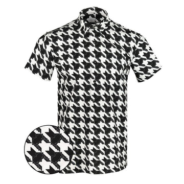 Retro Park Boys Button Down Shirt Gun Print Hawaiian Shirt Gifts For Father In Law – Moonbestprint