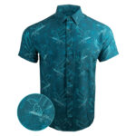 Prey Anniversary Teal Button Down Shirt Tactical Shirt Hawaii Style Best Christmas Gifts For Dad – Moonbestprint