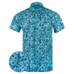 Gray Man Blue Button Down Shirt Concealed Carry Hawaiian Shirt Present For Husband – Moonbestprint
