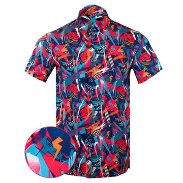 Jawsome Button Down Shirt Tactical Shirt Hawaii Style Gifts For Brother – Moonbestprint