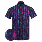 Moose Button Down Shirt Tactical Aloha Print Shirt Present For Dad – Moonbestprint