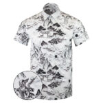 Rekken Button Down Shirt Tactical Aloha Print Shirt Cool Gifts For Father – Moonbestprint