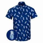 Pineapple Grenade Navy Button Down Shirt Concealed Carry Hawaiian Shirt Gifts For Him – Moonbestprint
