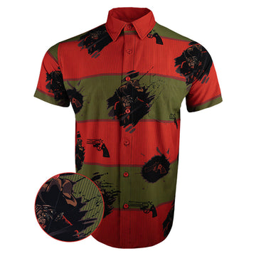 Elm Street Classic Button Down Shirt Tactical Shirt Hawaii Style Best Gifts For Dad – Moonbestprint