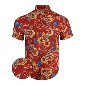 Fear And Loathing Dr Gonzo Button Down Shirt Tactical Hawaiian Shirt Gifts For Gun Lovers – Moonbestprint