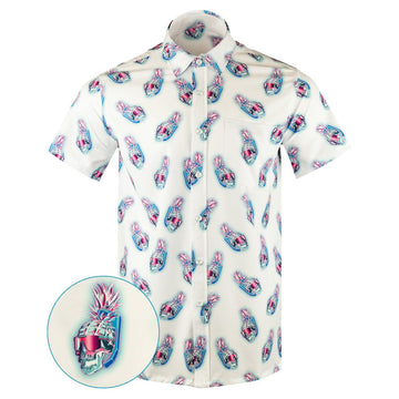 Numb Skull Button Down Shirt Tactical Aloha Shirt Xmas Gifts For Father – Moonbestprint