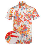 Romeo White Button Down Shirt Tactical Aloha Print Shirt Gifts For Gun Lovers – Moonbestprint