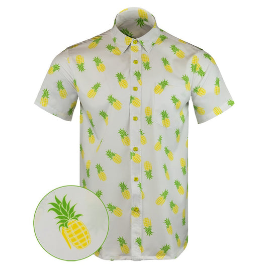 Pineapple Grenade Button Down Shirt Tactical Aloha Shirt Present For Dad – Moonbestprint