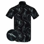 The Ghoul Button Down Shirt Tactical Hawaiian Shirt Presents For Gun Lovers – Moonbestprint