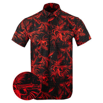 The Cog Button Down Shirt Outdoor Hawaiian Tactical Shirt Gifts For Gun Lovers – Moonbestprint
