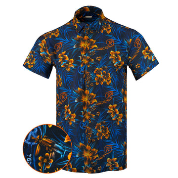 The Resistance Floral Button Down Shirt Hawaiian Tactical Button Down Best Gifts For Father – Moonbestprint