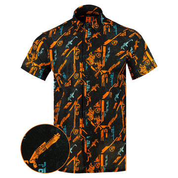 The Resistance Button Down Shirt Gun Print Hawaiian Shirt Gun Lovers Gifts For Father – Moonbestprint